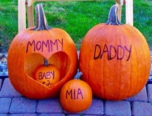 Halloween Pregnancy Announcement