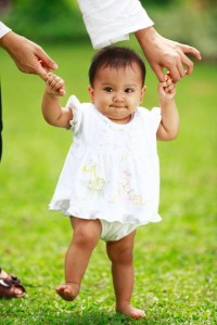 A Baby Walking